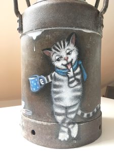 Alte Milchkanne - neu entdeckt