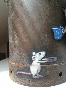 Alte Milchkanne - neu entdeckt