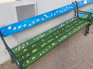 Schafbank Wimmelbild